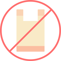 No plastic bag icon