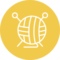 Wool ball icon