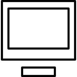 Computer monitor icon