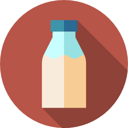 Milk bottle icon