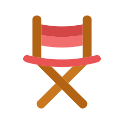 Camping chair icon