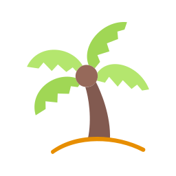 Palm trees icon