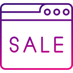 Online sale icon