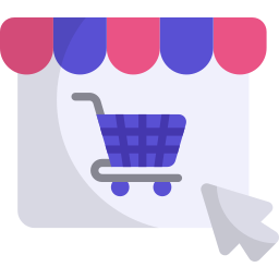 shopping en ligne Icône