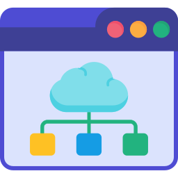 Cloud computing icon