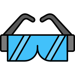 Safety glasses icon