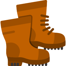 Hiking boots icon