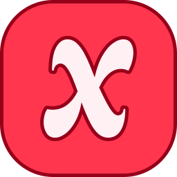 Letter x icon