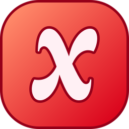 Letter x icon