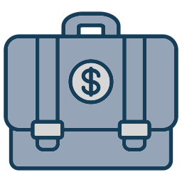 Work suitcase icon