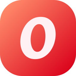 Letter o icon