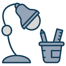 Study lamp icon