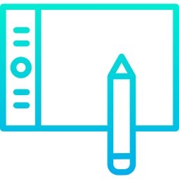 tablette graphique Icône