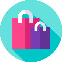 Shopping bags icon