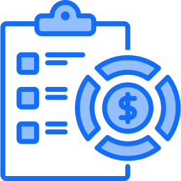 Budget breakdown icon