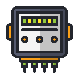 compteur électrique Icône