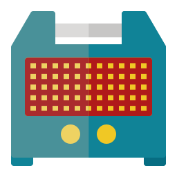 Room heater icon