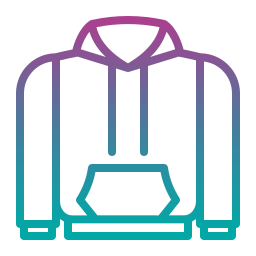 Hoodie jacket icon