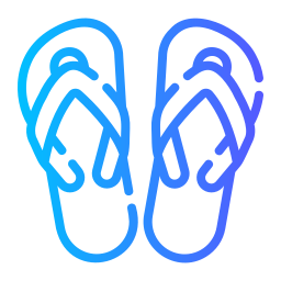 Flip flops icon