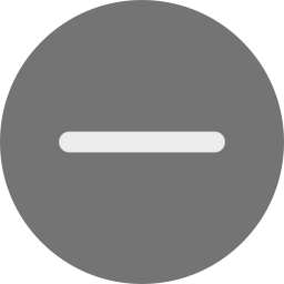 Minus sign icon