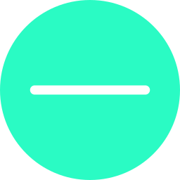 Minus sign icon