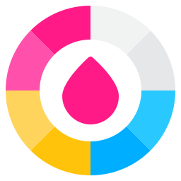 palette de couleurs Icône