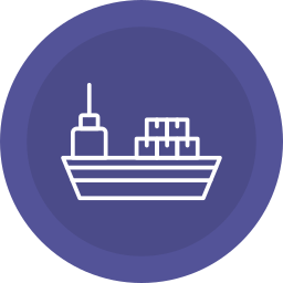 Cargo ship icon