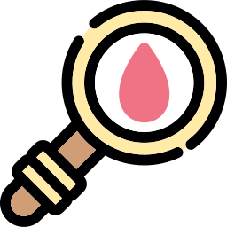 Blood sample icon