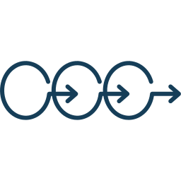 grafico del processo icona