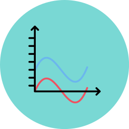 Wave chart icon