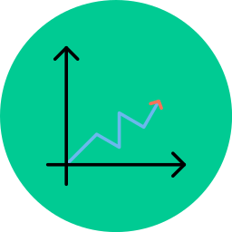 Line chart icon