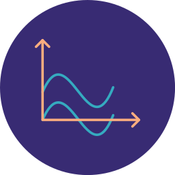 gráfico de onda Ícone