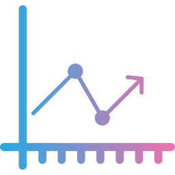 gráfico de setas Ícone