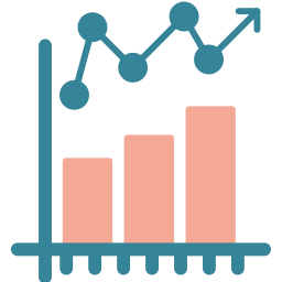 statistische grafiek icoon