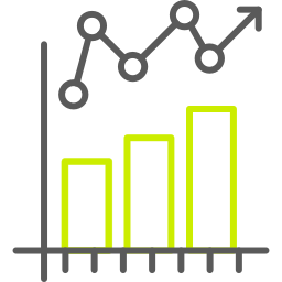 statistisches diagramm icon