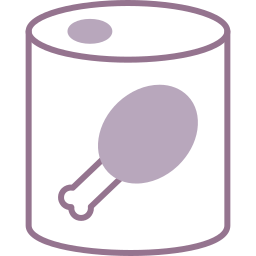 Canned food icon