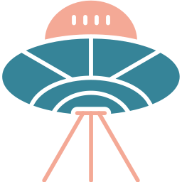 Alien spaceship icon