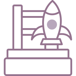 Rocket launch icon