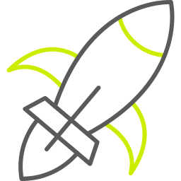 Rocket ship icon