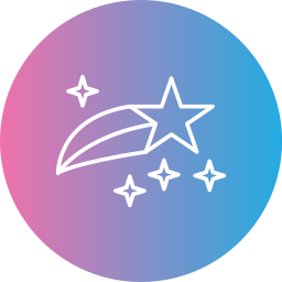 Shooting star icon