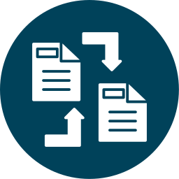 Data transformation icon