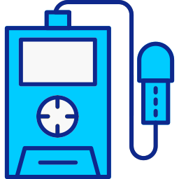 detector de radiação Ícone