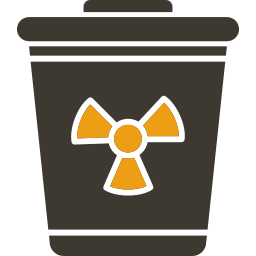 Toxic waste icon