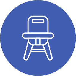 Baby chair icon