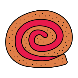 Swiss roll icon