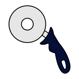 Pizza cutter icon