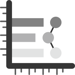 diagramme à bandes Icône