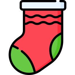 Christmas sock icon