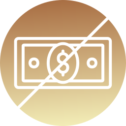 No cash icon