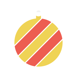 Christmas ornament icon